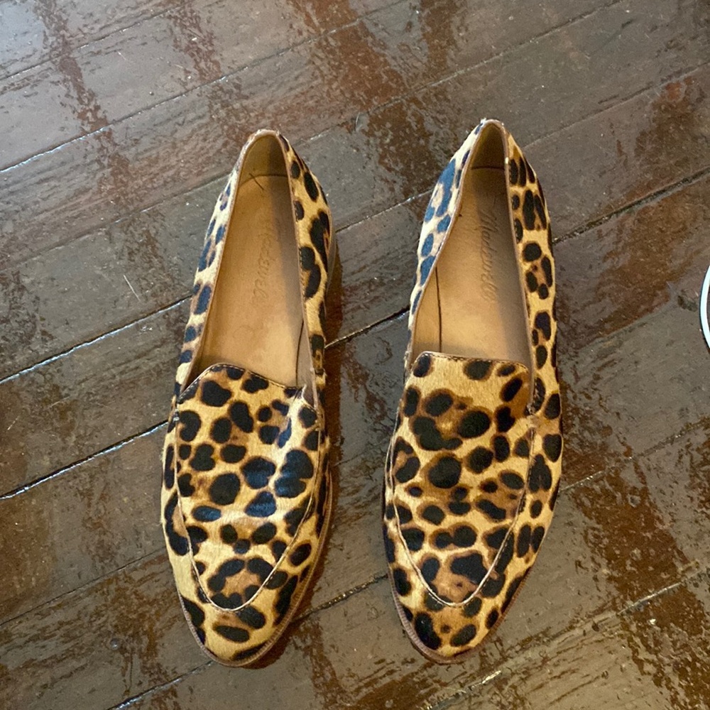 Madewell leopard print flats